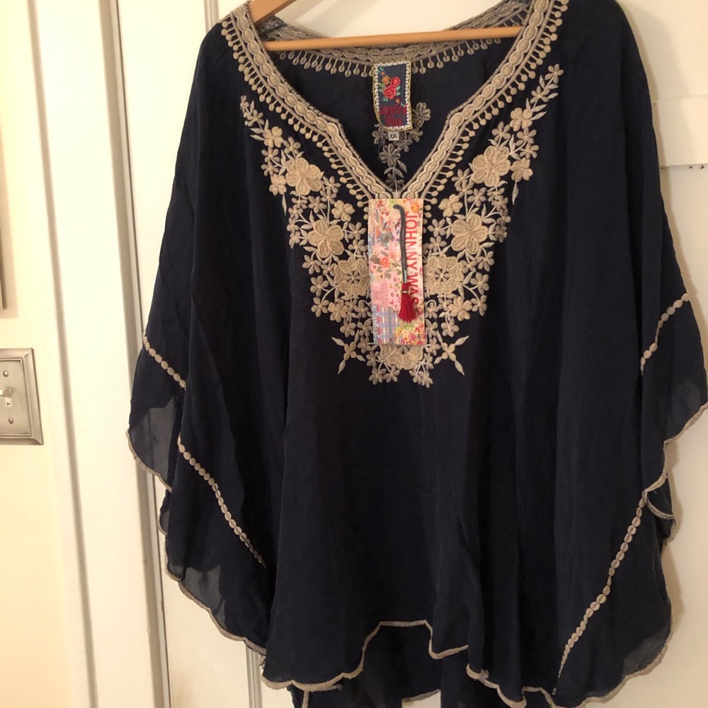 NWT Johnny Was poncho tunic XXL